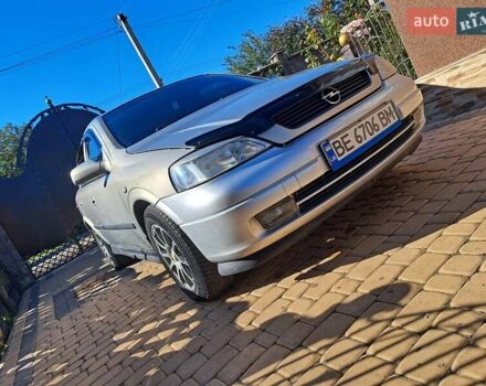 Серый Опель Астра, объемом двигателя 1.6 л и пробегом 300 тыс. км за 4600 $, фото 1 на Automoto.ua