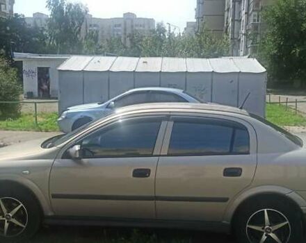 Серый Опель Астра, объемом двигателя 1.4 л и пробегом 387 тыс. км за 3700 $, фото 5 на Automoto.ua