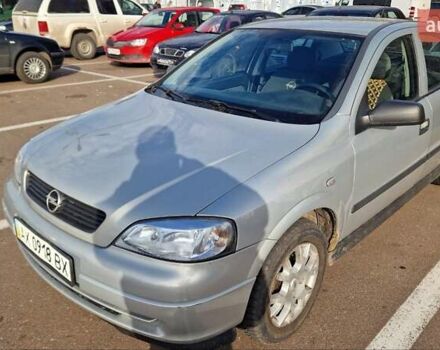 Серый Опель Астра, объемом двигателя 1.6 л и пробегом 86 тыс. км за 4500 $, фото 2 на Automoto.ua