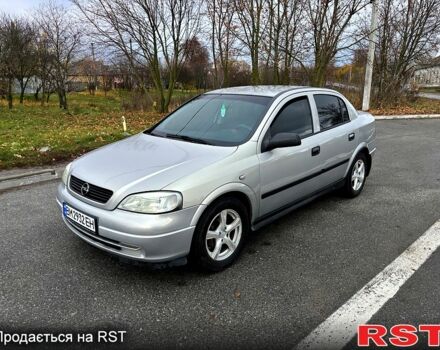 Серый Опель Астра, объемом двигателя 1.4 л и пробегом 201 тыс. км за 3450 $, фото 3 на Automoto.ua