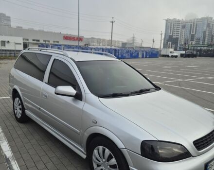 Серый Опель Астра, объемом двигателя 1.4 л и пробегом 349 тыс. км за 3300 $, фото 7 на Automoto.ua