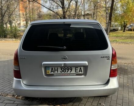Серый Опель Астра, объемом двигателя 1.6 л и пробегом 119 тыс. км за 3200 $, фото 4 на Automoto.ua