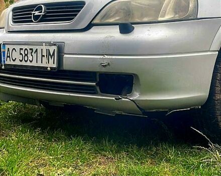 Серый Опель Астра, объемом двигателя 1.6 л и пробегом 290 тыс. км за 1200 $, фото 3 на Automoto.ua