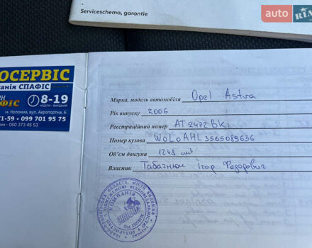 Сірий Опель Астра, об'ємом двигуна 1.25 л та пробігом 275 тис. км за 5300 $, фото 30 на Automoto.ua