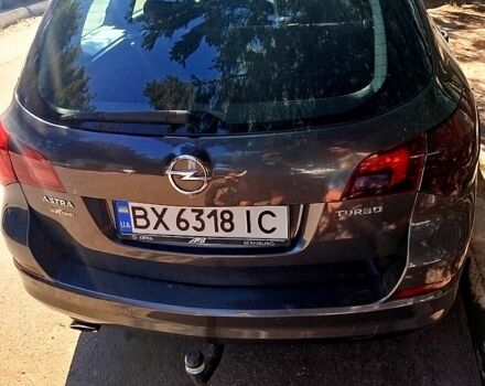 Серый Опель Астра, объемом двигателя 1.4 л и пробегом 168 тыс. км за 7700 $, фото 12 на Automoto.ua