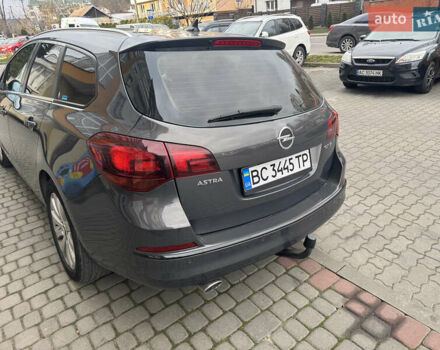 Серый Опель Астра, объемом двигателя 2 л и пробегом 262 тыс. км за 8950 $, фото 3 на Automoto.ua