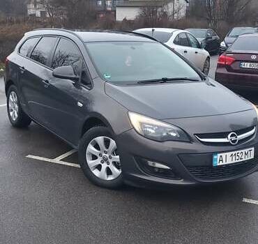 Серый Опель Астра, объемом двигателя 1.6 л и пробегом 230 тыс. км за 8600 $, фото 1 на Automoto.ua
