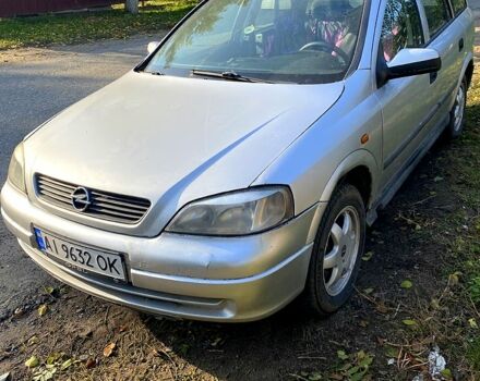 Серый Опель Астра, объемом двигателя 1.6 л и пробегом 316 тыс. км за 1800 $, фото 1 на Automoto.ua