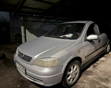 Серый Опель Астра, объемом двигателя 2 л и пробегом 300 тыс. км за 1900 $, фото 1 на Automoto.ua