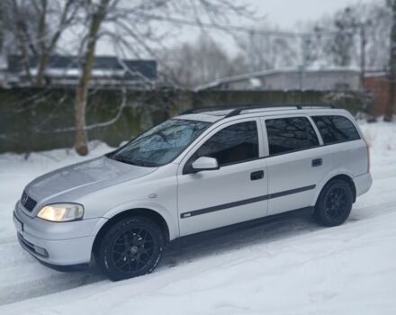 Серый Опель Астра, объемом двигателя 1.6 л и пробегом 317 тыс. км за 2350 $, фото 1 на Automoto.ua