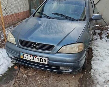 Серый Опель Астра, объемом двигателя 1.6 л и пробегом 219 тыс. км за 3000 $, фото 1 на Automoto.ua