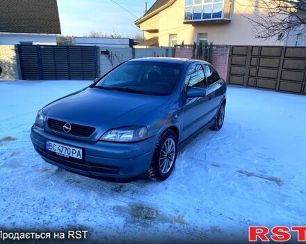 Серый Опель Астра, объемом двигателя 1.6 л и пробегом 200 тыс. км за 2350 $, фото 1 на Automoto.ua