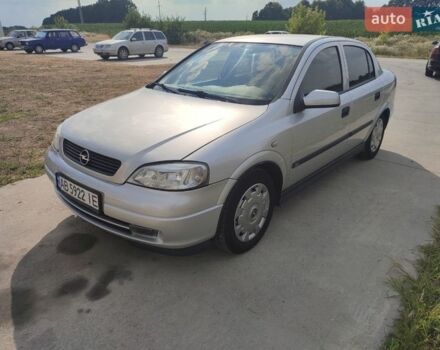 Серый Опель Астра, объемом двигателя 1.6 л и пробегом 198 тыс. км за 4200 $, фото 1 на Automoto.ua