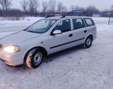 Серый Опель Астра, объемом двигателя 1 л и пробегом 222 тыс. км за 1850 $, фото 1 на Automoto.ua