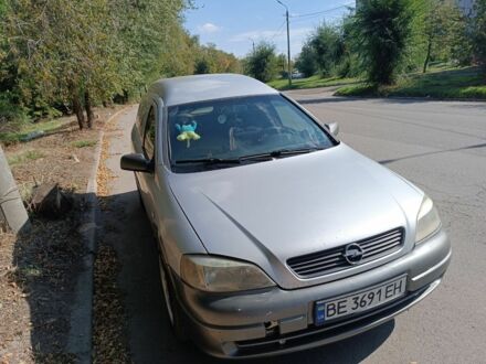 Серый Опель Астра, объемом двигателя 1.7 л и пробегом 444 тыс. км за 2800 $, фото 1 на Automoto.ua