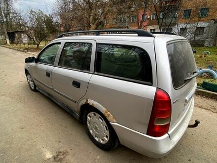 Серый Опель Астра, объемом двигателя 2 л и пробегом 136 тыс. км за 1650 $, фото 1 на Automoto.ua