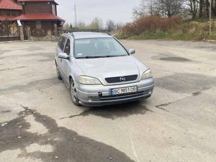 Серый Опель Астра, объемом двигателя 1.8 л и пробегом 485 тыс. км за 1600 $, фото 1 на Automoto.ua