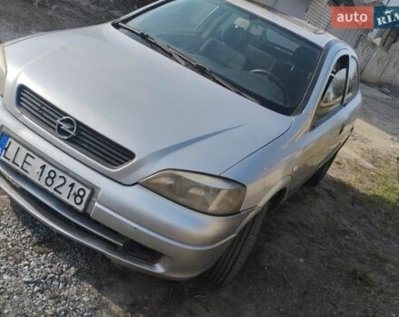 Серый Опель Астра, объемом двигателя 2 л и пробегом 350 тыс. км за 1200 $, фото 1 на Automoto.ua