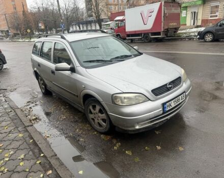Серый Опель Астра, объемом двигателя 2 л и пробегом 370 тыс. км за 1550 $, фото 1 на Automoto.ua