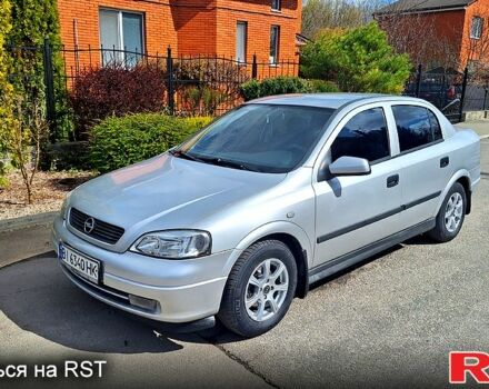 Серый Опель Астра, объемом двигателя 1.4 л и пробегом 154 тыс. км за 3500 $, фото 1 на Automoto.ua