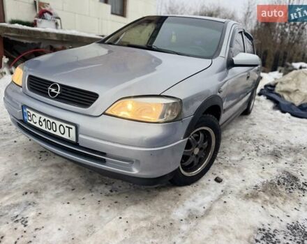 Серый Опель Астра, объемом двигателя 1.58 л и пробегом 200 тыс. км за 2850 $, фото 1 на Automoto.ua