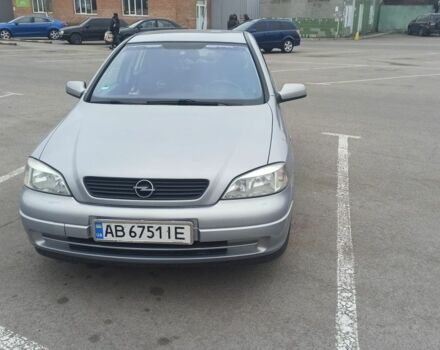 Серый Опель Астра, объемом двигателя 1.6 л и пробегом 217 тыс. км за 3600 $, фото 1 на Automoto.ua