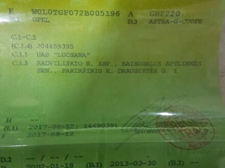 Серый Опель Астра, объемом двигателя 2.2 л и пробегом 209 тыс. км за 4500 $, фото 1 на Automoto.ua