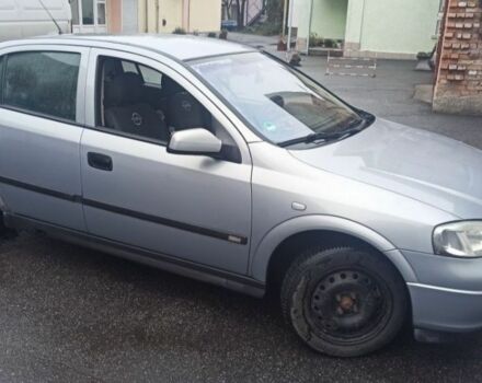 Серый Опель Астра, объемом двигателя 1.6 л и пробегом 214 тыс. км за 3200 $, фото 1 на Automoto.ua