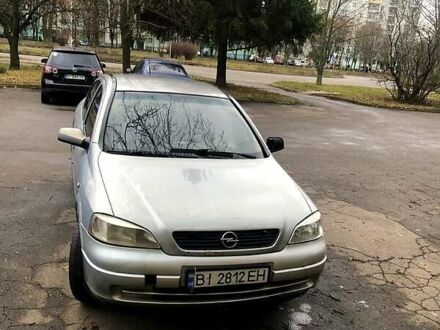 Серый Опель Астра, объемом двигателя 1.6 л и пробегом 550 тыс. км за 2150 $, фото 1 на Automoto.ua