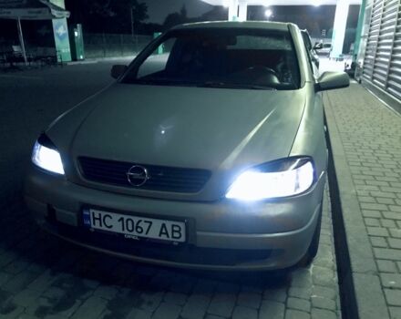Серый Опель Астра, объемом двигателя 1.4 л и пробегом 420 тыс. км за 1000 $, фото 1 на Automoto.ua
