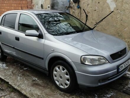 Серый Опель Астра, объемом двигателя 1.8 л и пробегом 310 тыс. км за 3300 $, фото 1 на Automoto.ua