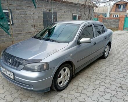 Серый Опель Астра, объемом двигателя 1.6 л и пробегом 336 тыс. км за 4200 $, фото 1 на Automoto.ua