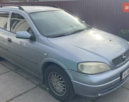 Серый Опель Астра, объемом двигателя 1.6 л и пробегом 190 тыс. км за 3400 $, фото 1 на Automoto.ua