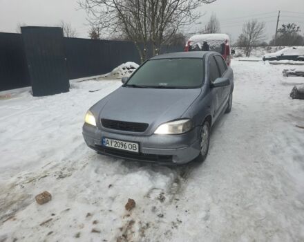 Серый Опель Астра, объемом двигателя 2 л и пробегом 320 тыс. км за 2700 $, фото 1 на Automoto.ua