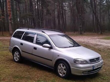 Серый Опель Астра, объемом двигателя 2 л и пробегом 388 тыс. км за 2400 $, фото 1 на Automoto.ua