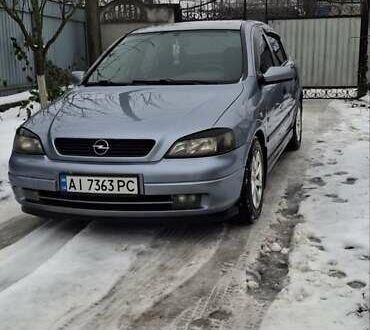 Серый Опель Астра, объемом двигателя 1.6 л и пробегом 376 тыс. км за 3500 $, фото 1 на Automoto.ua