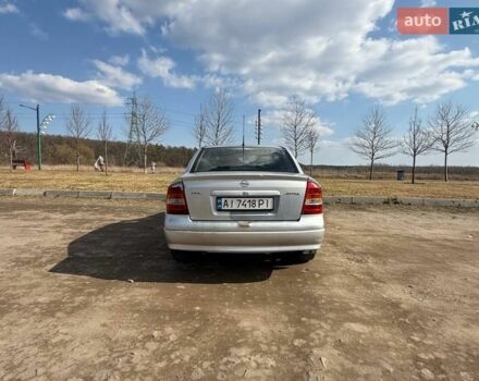 Серый Опель Астра, объемом двигателя 1.6 л и пробегом 291 тыс. км за 1800 $, фото 1 на Automoto.ua
