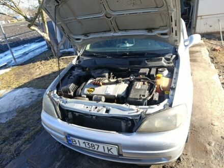 Сірий Опель Астра, об'ємом двигуна 1.6 л та пробігом 321 тис. км за 3500 $, фото 1 на Automoto.ua