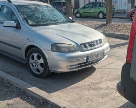 Серый Опель Астра, объемом двигателя 2 л и пробегом 400 тыс. км за 1700 $, фото 1 на Automoto.ua