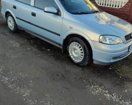 Серый Опель Астра, объемом двигателя 1.6 л и пробегом 129 тыс. км за 3150 $, фото 1 на Automoto.ua