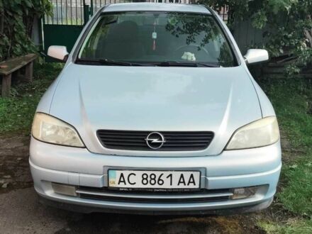 Серый Опель Астра, объемом двигателя 1.6 л и пробегом 160 тыс. км за 4500 $, фото 1 на Automoto.ua