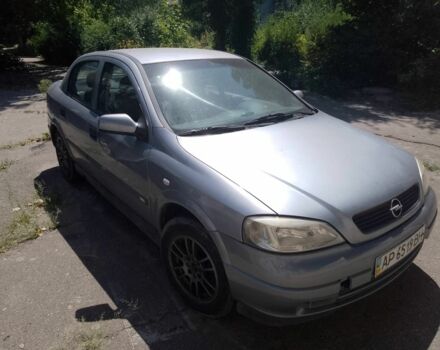 Серый Опель Астра, объемом двигателя 1.6 л и пробегом 231 тыс. км за 3000 $, фото 1 на Automoto.ua