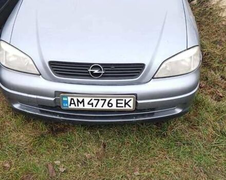 Серый Опель Астра, объемом двигателя 1.6 л и пробегом 250 тыс. км за 3600 $, фото 1 на Automoto.ua