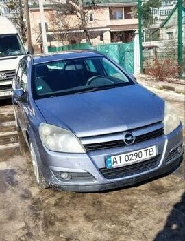 Серый Опель Астра, объемом двигателя 1.6 л и пробегом 183 тыс. км за 4200 $, фото 1 на Automoto.ua