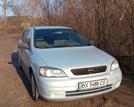 Серый Опель Астра, объемом двигателя 1 л и пробегом 222 тыс. км за 4500 $, фото 1 на Automoto.ua