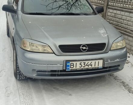 Серый Опель Астра, объемом двигателя 1.4 л и пробегом 341 тыс. км за 3024 $, фото 1 на Automoto.ua
