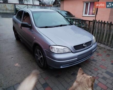 Серый Опель Астра, объемом двигателя 1.4 л и пробегом 197 тыс. км за 3350 $, фото 1 на Automoto.ua