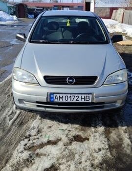 Серый Опель Астра, объемом двигателя 1.39 л и пробегом 280 тыс. км за 3500 $, фото 1 на Automoto.ua