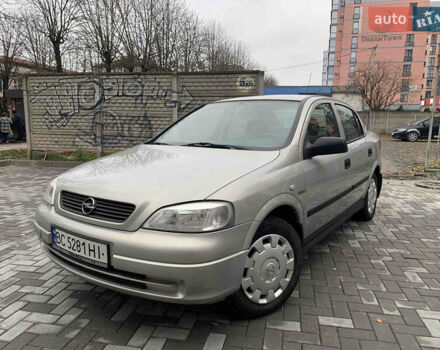 Серый Опель Астра, объемом двигателя 1.4 л и пробегом 216 тыс. км за 2650 $, фото 1 на Automoto.ua