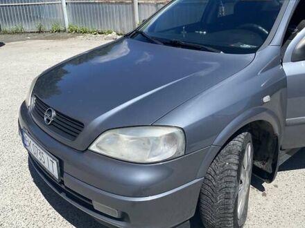 Серый Опель Астра, объемом двигателя 1.6 л и пробегом 160 тыс. км за 4600 $, фото 1 на Automoto.ua